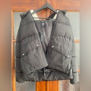 Anna Caí New York Bomber Jacket with soft cotton hood